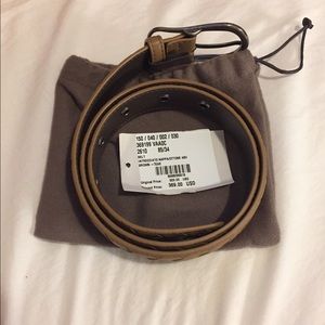 Brand new Botegga Veneta belt 85 in light brown